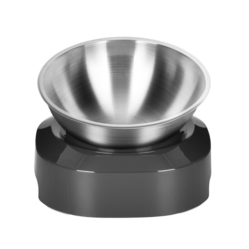 Honden- en kattenvoerbakken met verhoogde standaard, voerbak voor huisdieren, 15 ° gekanteld platform, antislip drinkbak voor puppy en kitten: A