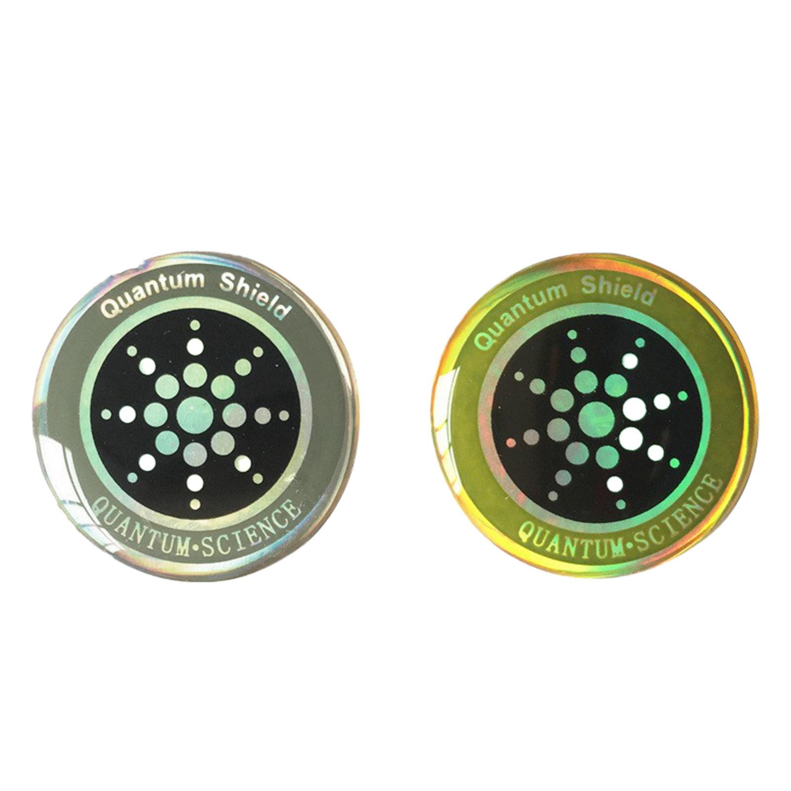 Pegatinas antiradiación para teléfonos móviles, escudo electromagnético de forma redonda, parches de ondas electromagnéticas, 1 Uds.
