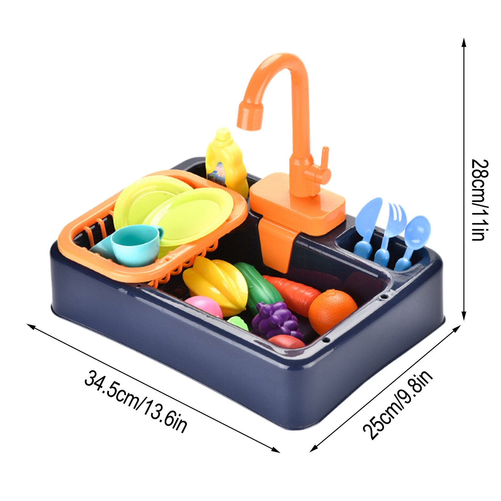 19 Stck Analog Elektrische Spülmaschine Waschbecken freundlicher Rolle Spielen Küche einstellen Spielzeug Lustige Rolle-spielen Mini Küche Simulation spielzeug