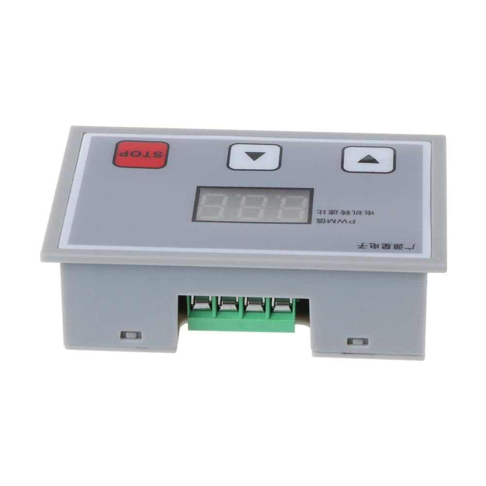 Digital Display 0~100% adjustable DC 12V 24V 5A 120W PWM Motor Speed Controller Regulator Reversible Variable Speed Slow Start
