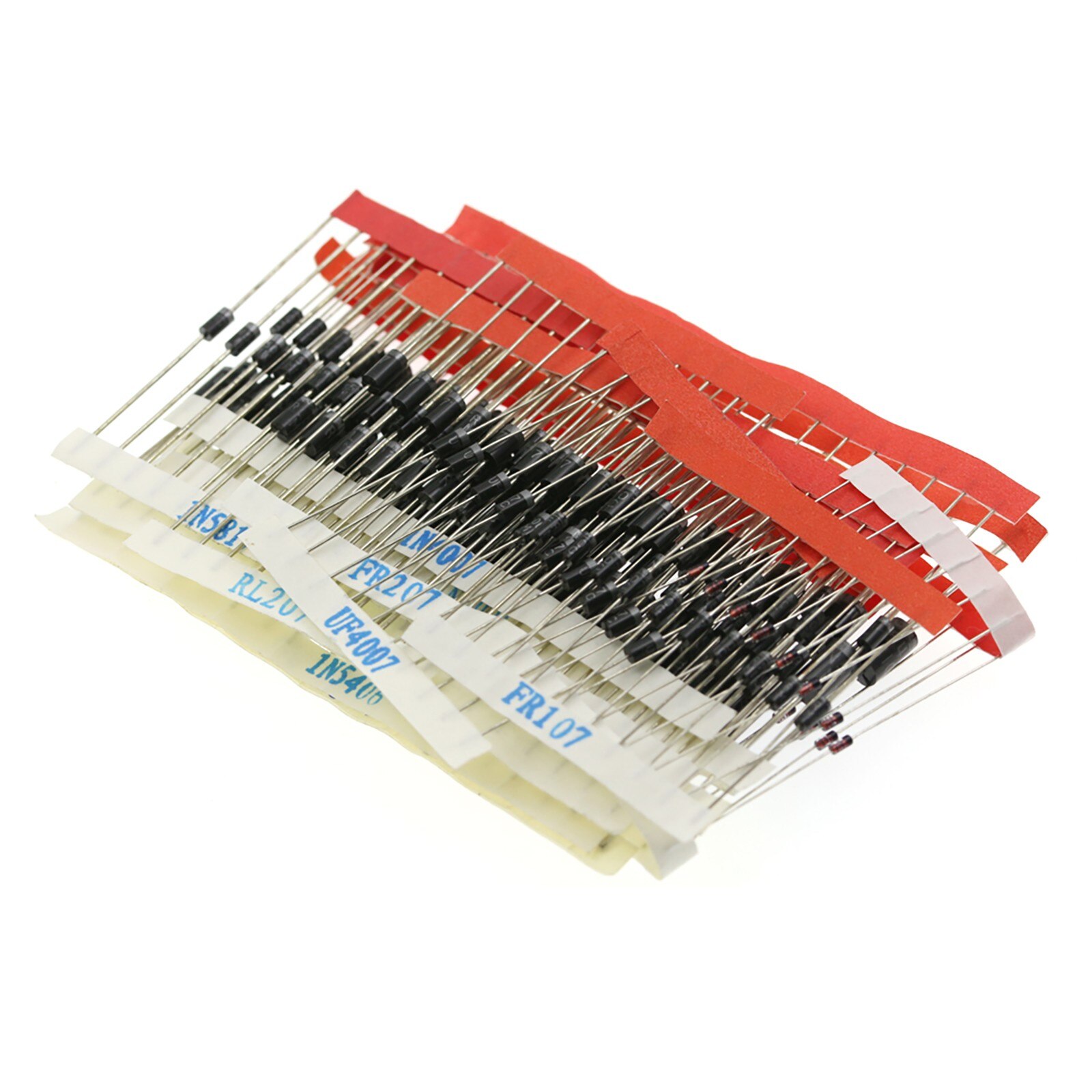 200Pcs Fast Switching Diode Gevarieerd Kit 14 Soorten 200 Diode Sample Pakketten 1n5404 1n4007 Rl207 Uf4007, etc.