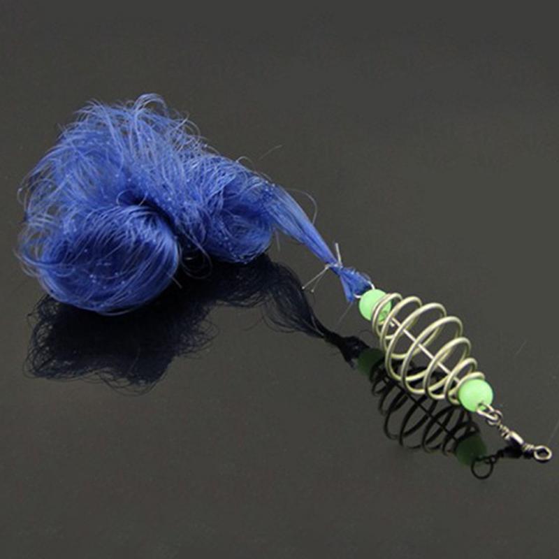 Copper Spring Shoal Fishing Net Small Mesh Netting Luminous Beads Swivel Fishing Tools