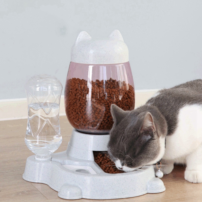 &2.2L Pet Automatic Feeder Dog Cat Drinking Bowl For Dogs Water Drinking Feeder Cat Feeding Large Capacity Dispenser Pet Cat Dog