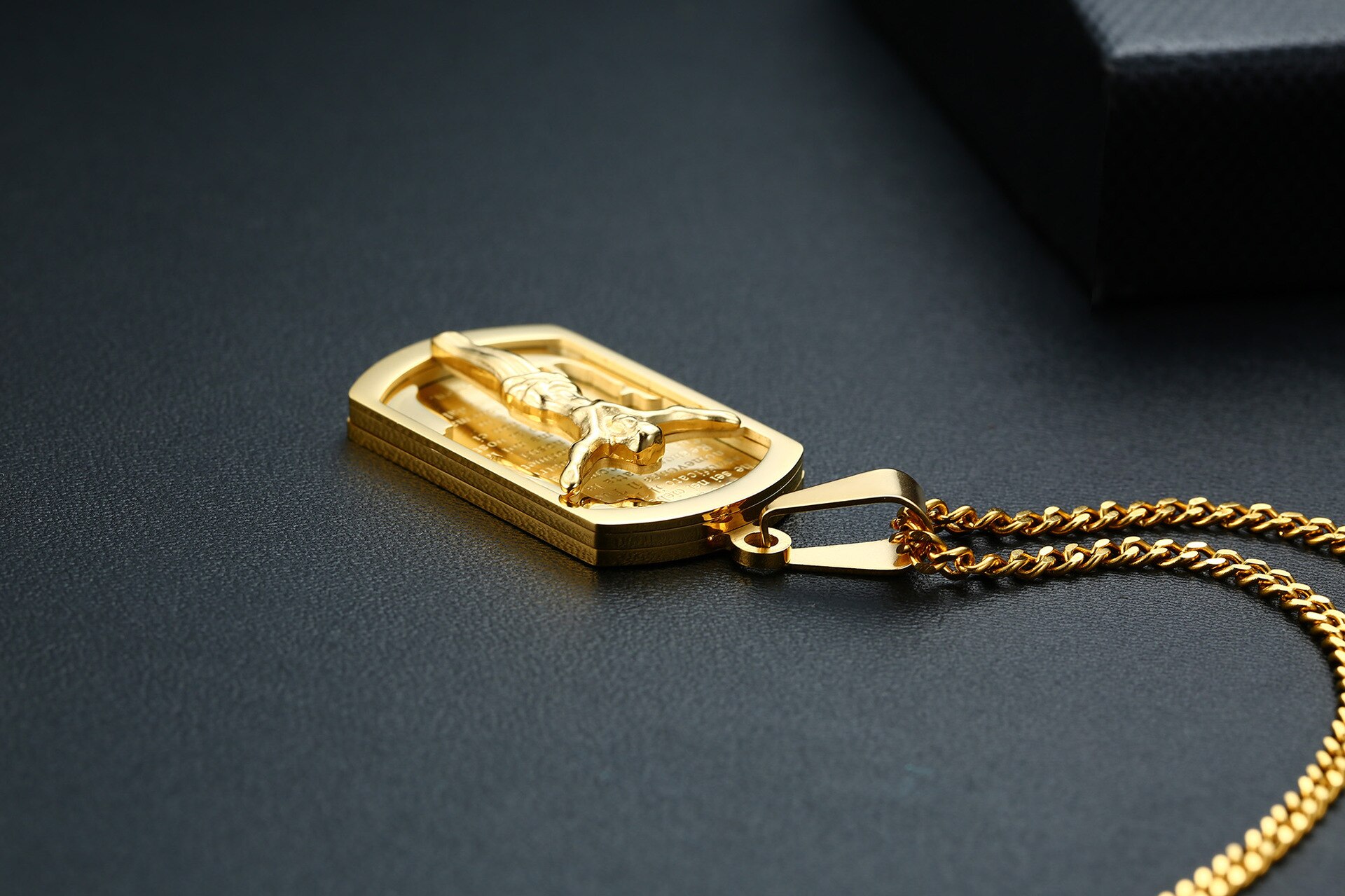 Fxm TBB34 Rvs Ketting Populaire Enkele Vrouwen 40 Mm Jezus Christus Vrouwen Sieraden