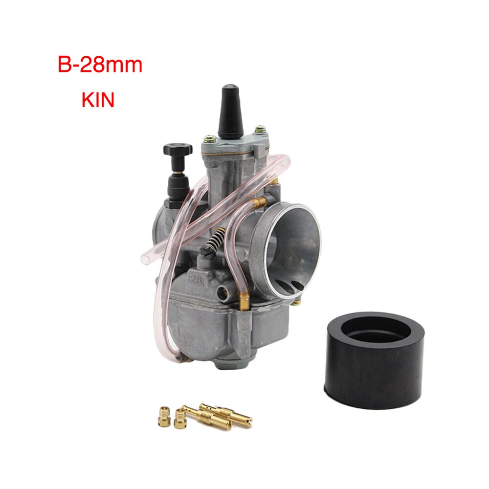 ZSDTRP-Carburador Universal para motocicleta Keihin Koso OKO, 21, 24, 26, 28, 30, 32, 34mm, con Power Jet Dirt Bike 2T, 4T, PWK: B-28mm Keihin