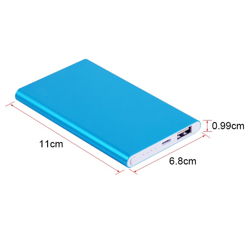 Super Dünne 4500 mAh Power Bank Tragbare Ultra-dünnen Polymer Power batterie power-bank Externe Batterie Ladegerät Für handys