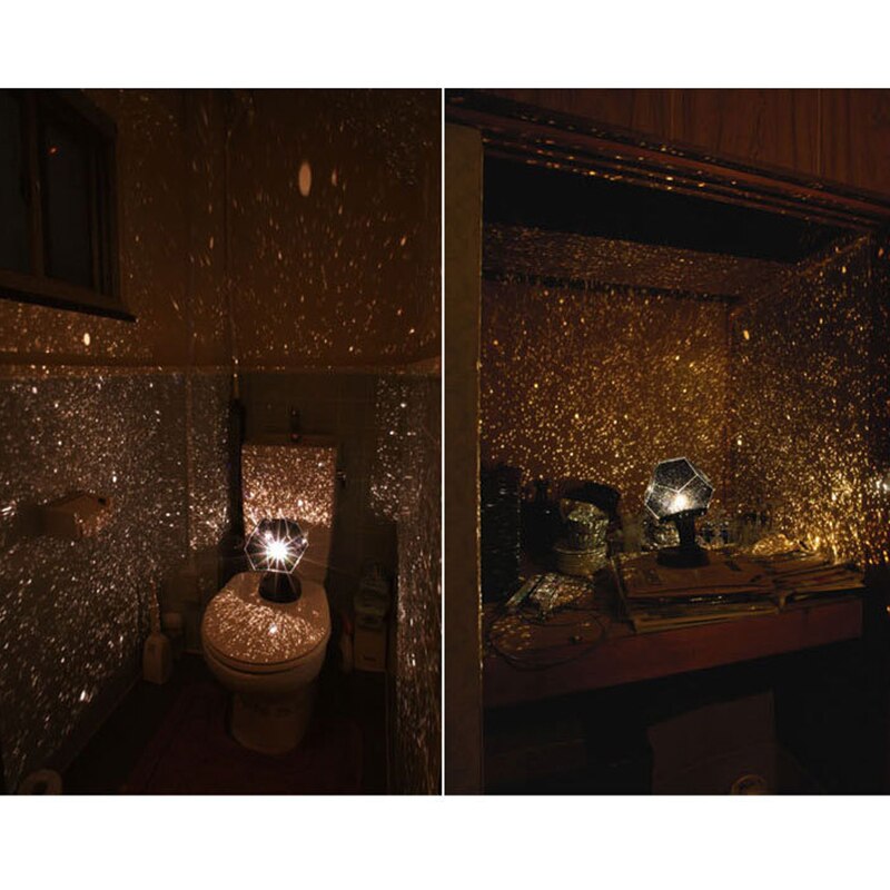 Stjärnhimmel projektor ljus led hem planetarium lampa stjärnprojektion romantisk lampa sovrum dekoration omgivande ljus
