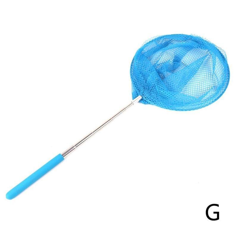 Kids Stainless Steel Telescopic Butterfly Net Extendable 34 Inches Long Anti Slip Grip For Catching Bugs Insect Fishing Toys: G