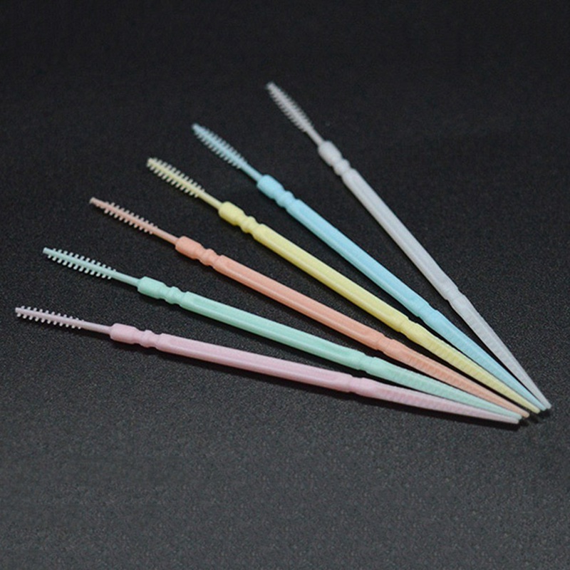 Dental Care Floss Picks & Interdental Brushes – Mint Flavored, Soft Nylon Tips – Unisex Adults