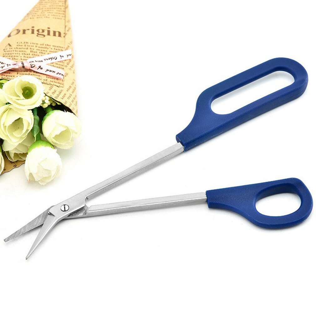 Long Handled Toenail Scissors Easy Grip Clipper For Elderly Thick Nail Cuticle Trimmer Manicure Pedicure Tool