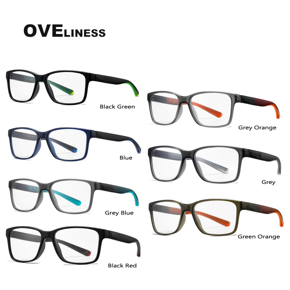 tr90 men's eyeglasses eye glasses frame men Optical Myopia Prescription Clear glasses male Full Spectacles eyewear frame