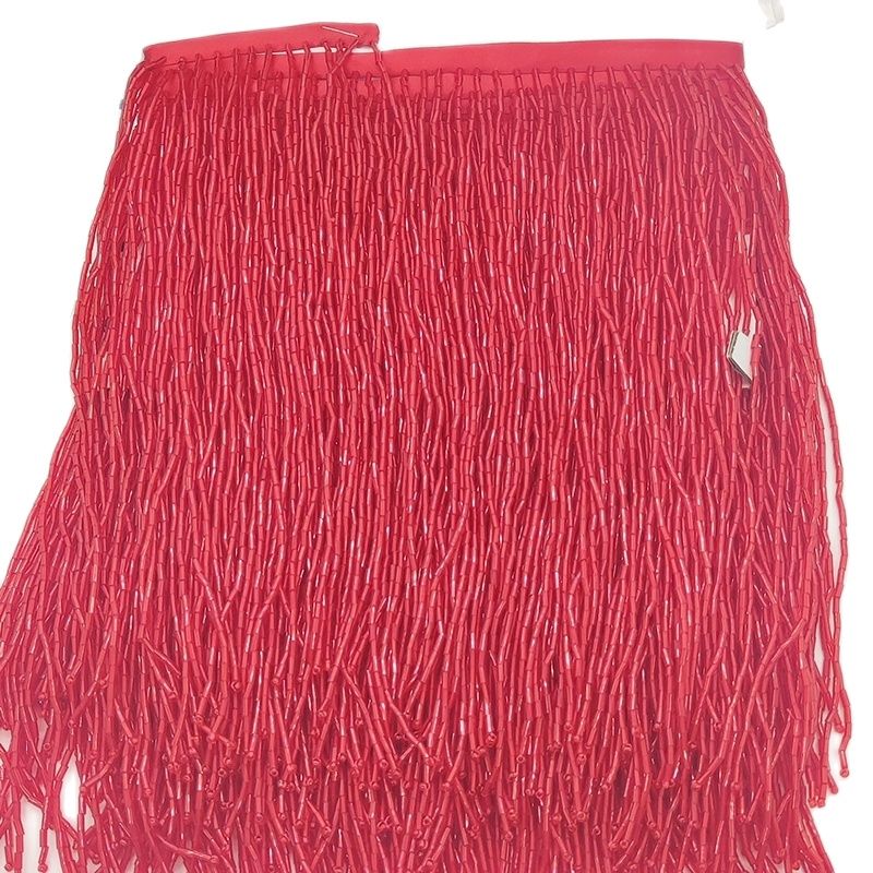 Flequillo con cuentas de 20 cm de ancho, todo corneta, 8 pulgadas de ancho, oro, plata, negro, rojo, blanco, verde, rosa, cuentas moradas: Otro color
