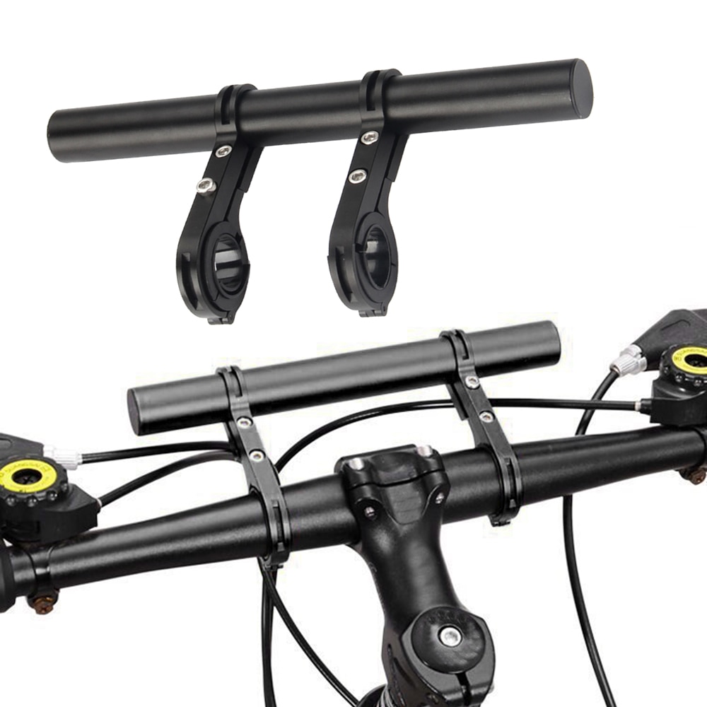 20cm cykel styr extender forlygte lommelygte håndtag moutain cykler scooter mount beslag ekspander speedometer mount