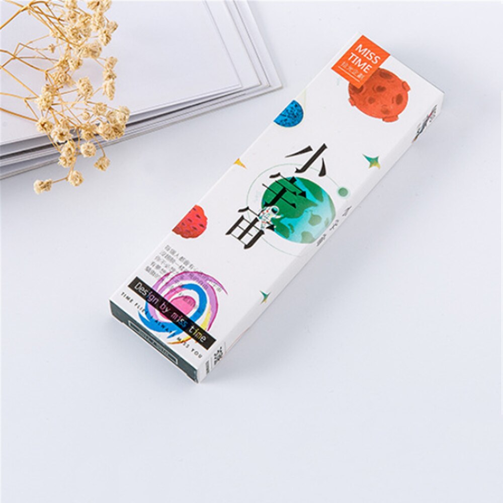30pcs Planet Star Bookmark Cute Stationery Galaxy Sky Bookmarks for Book Paper Divider Book Page Holder School Supplies