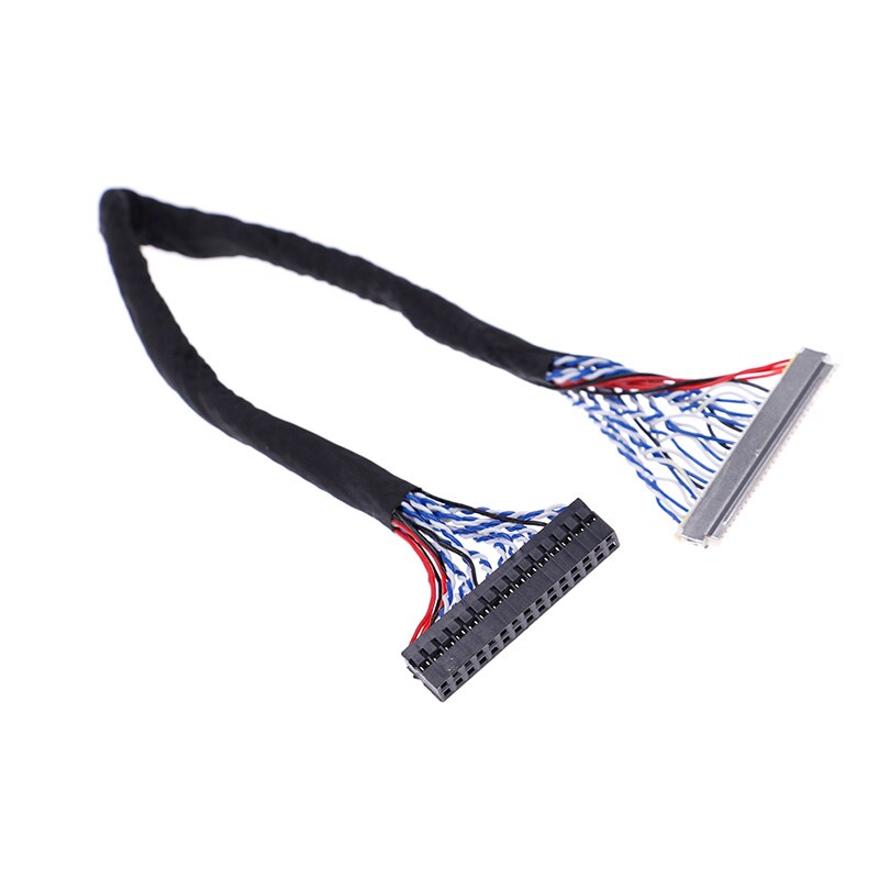 2 sztuk 8 Bit kabel LVDS FIX-30 Pin 2ch dla 17 19 22 26 cal LCD/Panel ledowy sterownik 25cm Z17