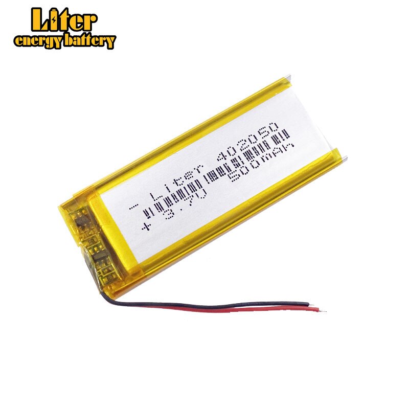 Batería de polímero de litio de 3,7 V 402050 042050 reemplazo de 382250P MP3 X19 500mAh