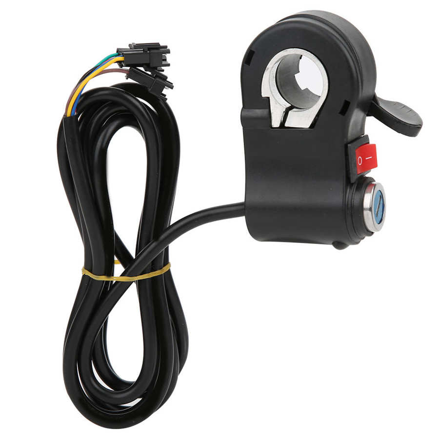 Handlebar Switch Plastic Automatic Identification Multifunction Thumb Lock Universal Electric Bike Voltage Display Handlebar