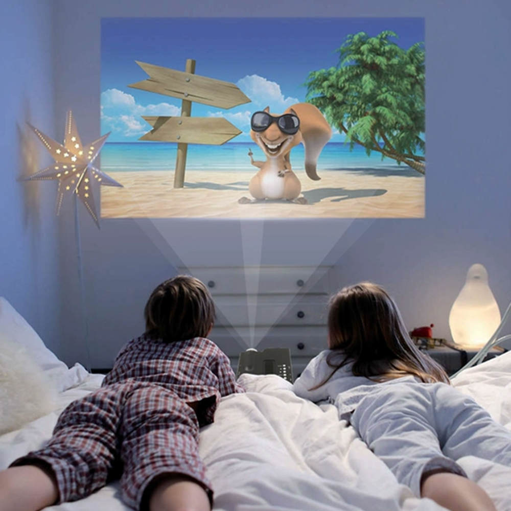 UNIC UC28CB 1080P Portable LED Projector Cinema Theater Mini Projector USB/SD/AV Input Mini Entertainment Projector family