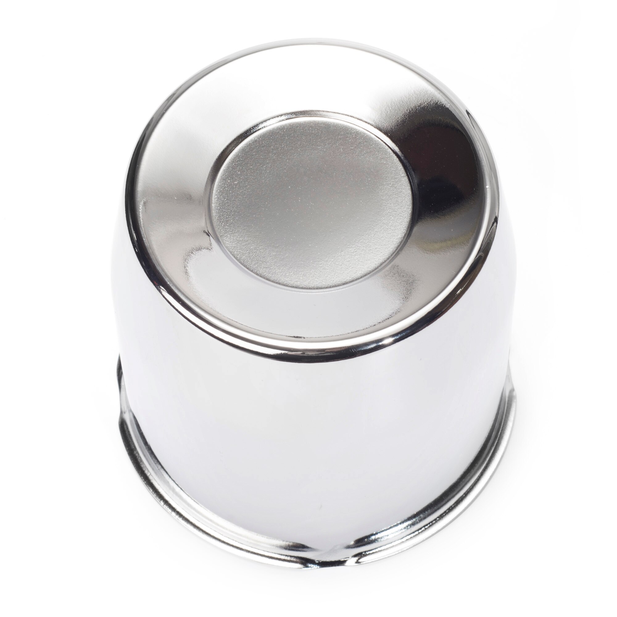 Tapa central de empuje de 107mm, 4.18in, apta para ruedas de remolque/camión, cubierta de buje de 4,25 &quot;de alto, para polvo de coche, cromo, 1 ud.: Default Title