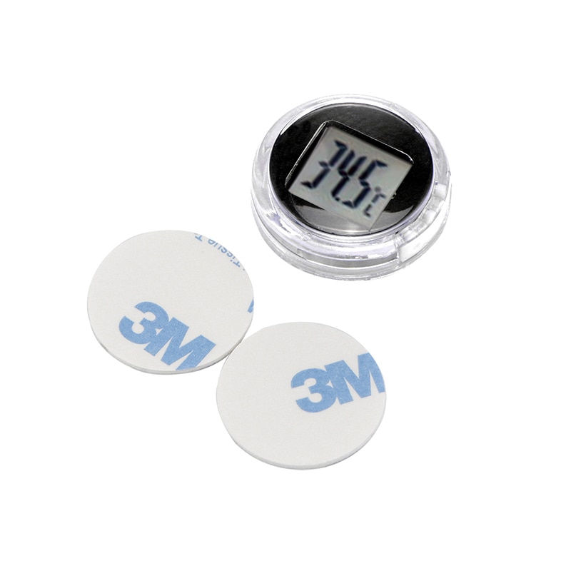 Mini Duurzame Motorfiets Digitale Thermometer Celsius Waterdicht Stok-Op Motor Mount Digitale Thermometer Moto Accessoires