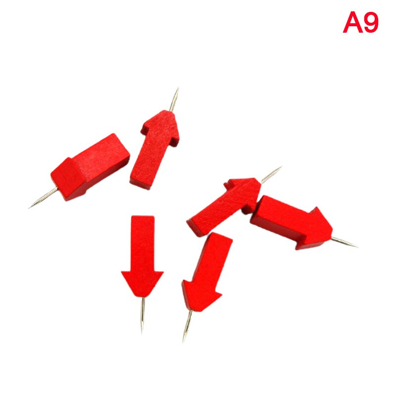 Map Markers Wooden Drawing Photo Wall Studs Cork Board Pins Thumbtack Pushpin Painting Tool Office School Supplies: A9