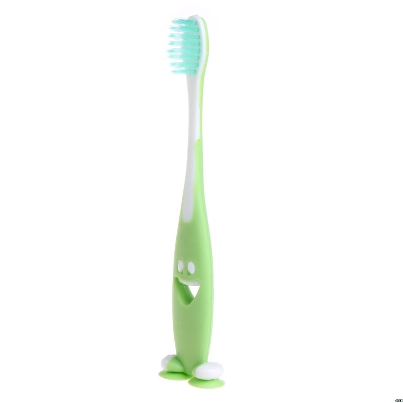3 pçs bebê macio-cerdas escova de dentes sorridente limpador de dentes bebê crianças treinamento dental cuidados com os dentes da criança conjunto