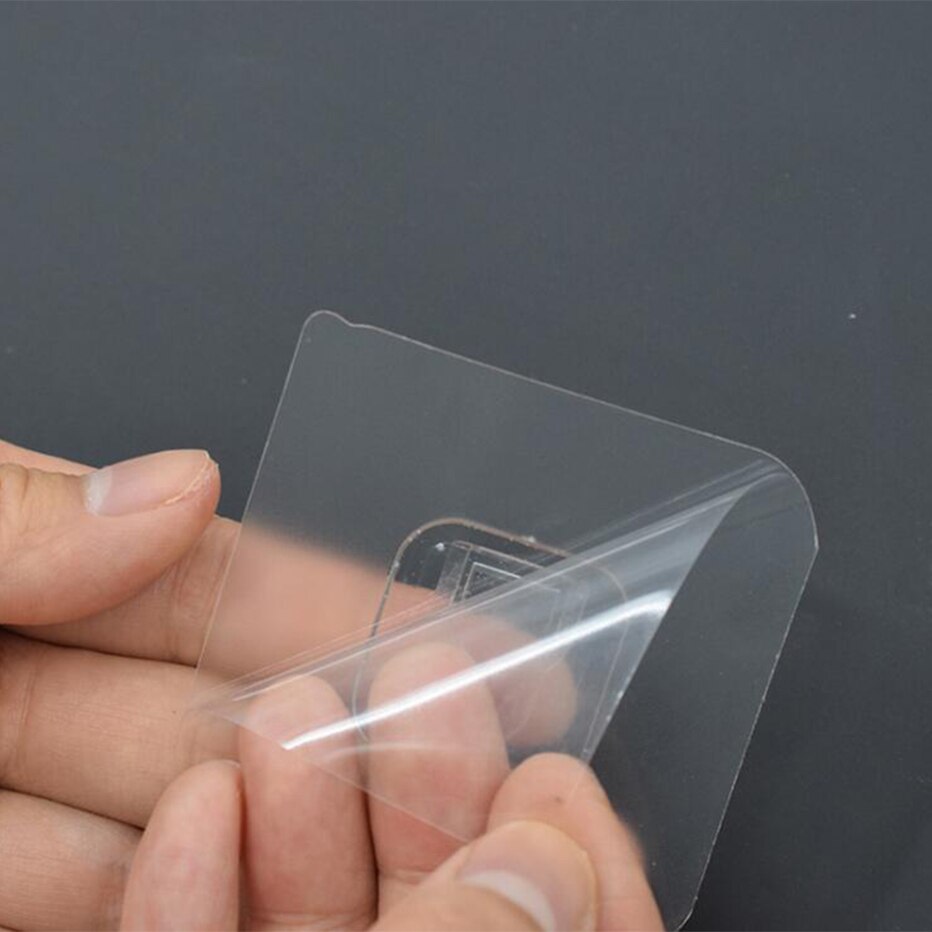 4Pairs Adhesive Hanger Wall Hooks Strong Suction Wall Storage Hooks Double-sided Pitcture Hanging Rack Power Strip Holder