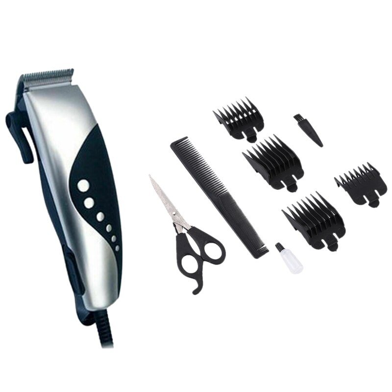 Top Deals Hair Clippers Kit Machine Cutting Trimmer Tools Grooming Barber Set: US Plug