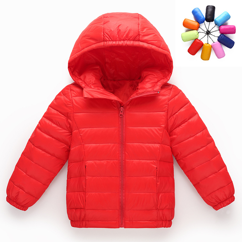 hiver garçons filles mince vers le bas coton manteau bébé enfants printemps automne doudoune enfants 3-11Y vêtements d'extérieur