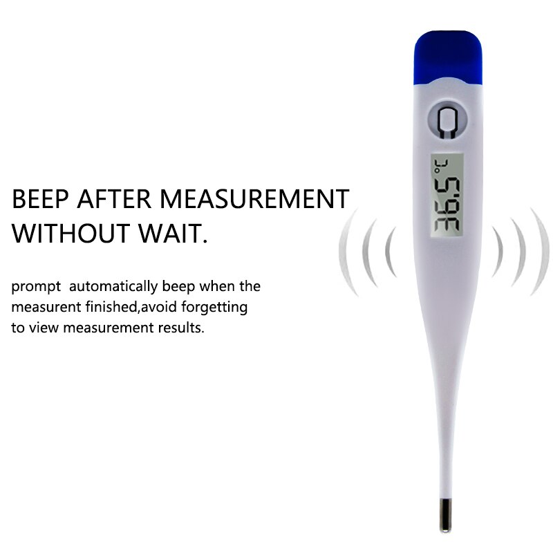 Thermometer LCD Digital Body Thermometer Waterproof Handheld Temperature Sensor Meter for Fever Human Adult Bady Measure Tools