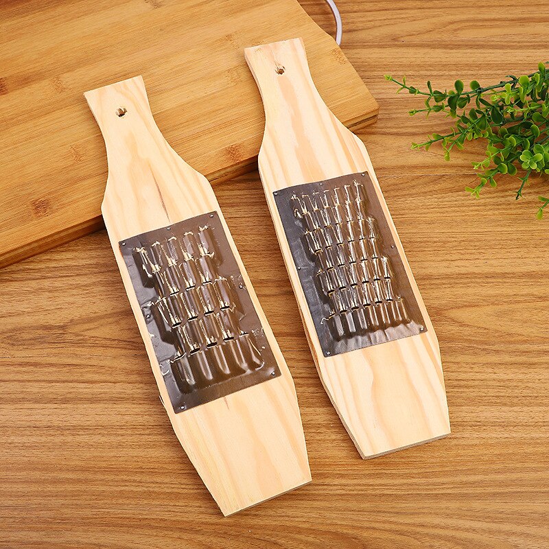Pure copper plank radish multifunctional vegetable cutter planing old-fashioned wooden grater