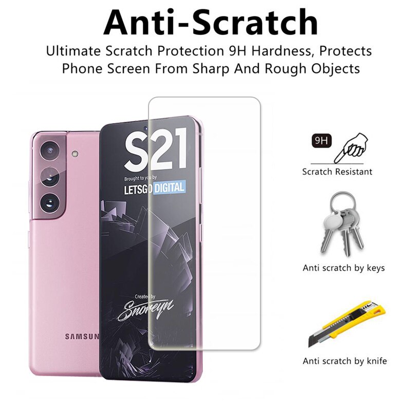 Voor Samsung Galaxy S21 Plus S20 Fe Glas Telefoon Screen Protector Camera Film Voor Sansung S 21 20 S20fe S21 + Gehard Glas Case