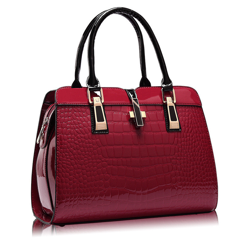 Women Messenger Bags Casual Tote Femme Luxury Handbags Women Bags Pocket Handbags bags: Burgundy