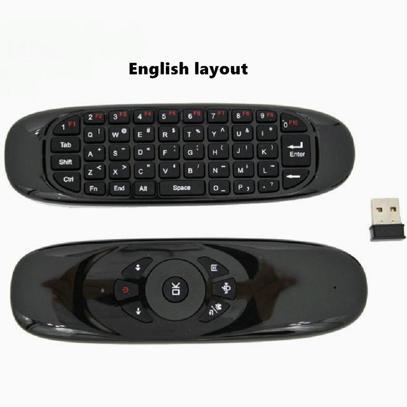 C120 Wireless Keyboard USB Wireless Charging 2.4G Empty Air Mouse Keyboard And Mouse All-in-one Mini Keyboards