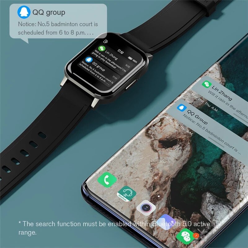 Xiaomi Haylou solaire LS02 montre intelligente 1.4LED pouce IP68 étanche Sport tension artérielle Bracelet pour Android iOS solaire poignet