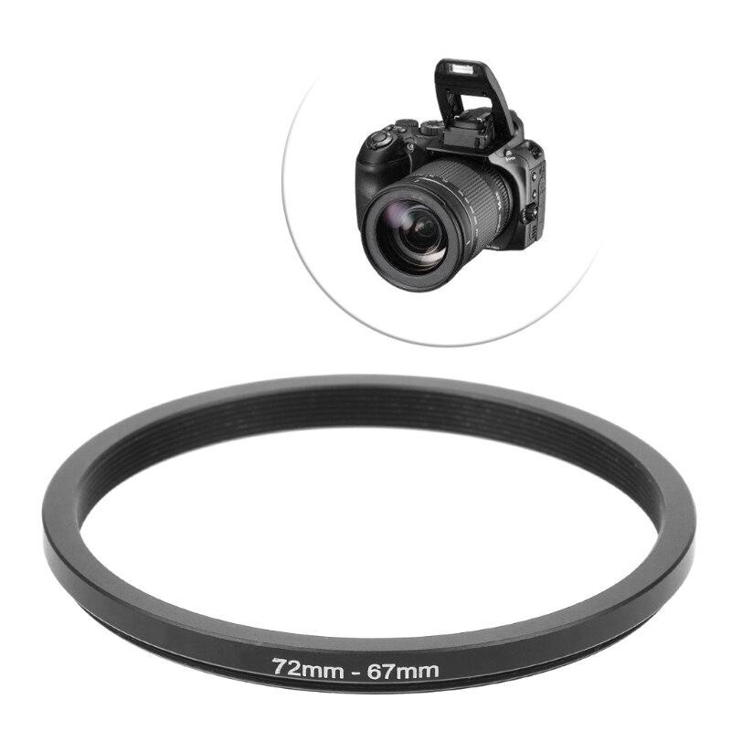 72Mm Tot 67Mm Metalen Step Down Ringen Lens Adapter Filter Camera Tool Accessoire