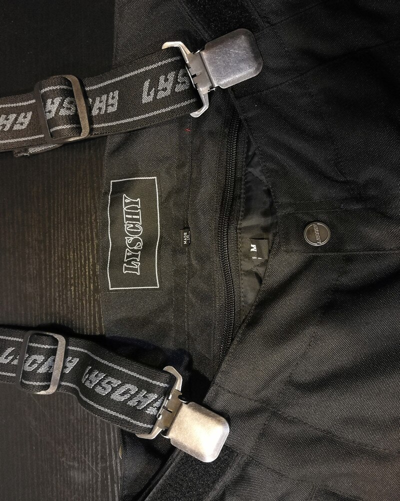 Pantalones de moto con Clip, tirantes elástico ajustable Y tirantes traseros para pantalones de motocicleta, correas de reparación de locomotora