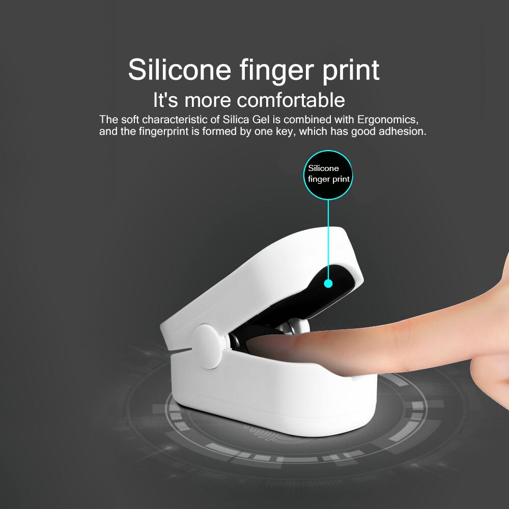 YAI Digital Fingertip Pulse Oximeter Blood Oxygen Saturation SPO2 Heart Rate Monitor Oxymeter Pulsioximetro Oximetros De Dedo