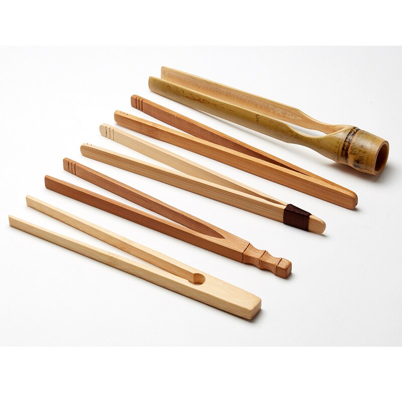1Pcs Bamboo/Ebony Tea Clips Tea set wooden tweezers Anti-scalding tea clip for teacup