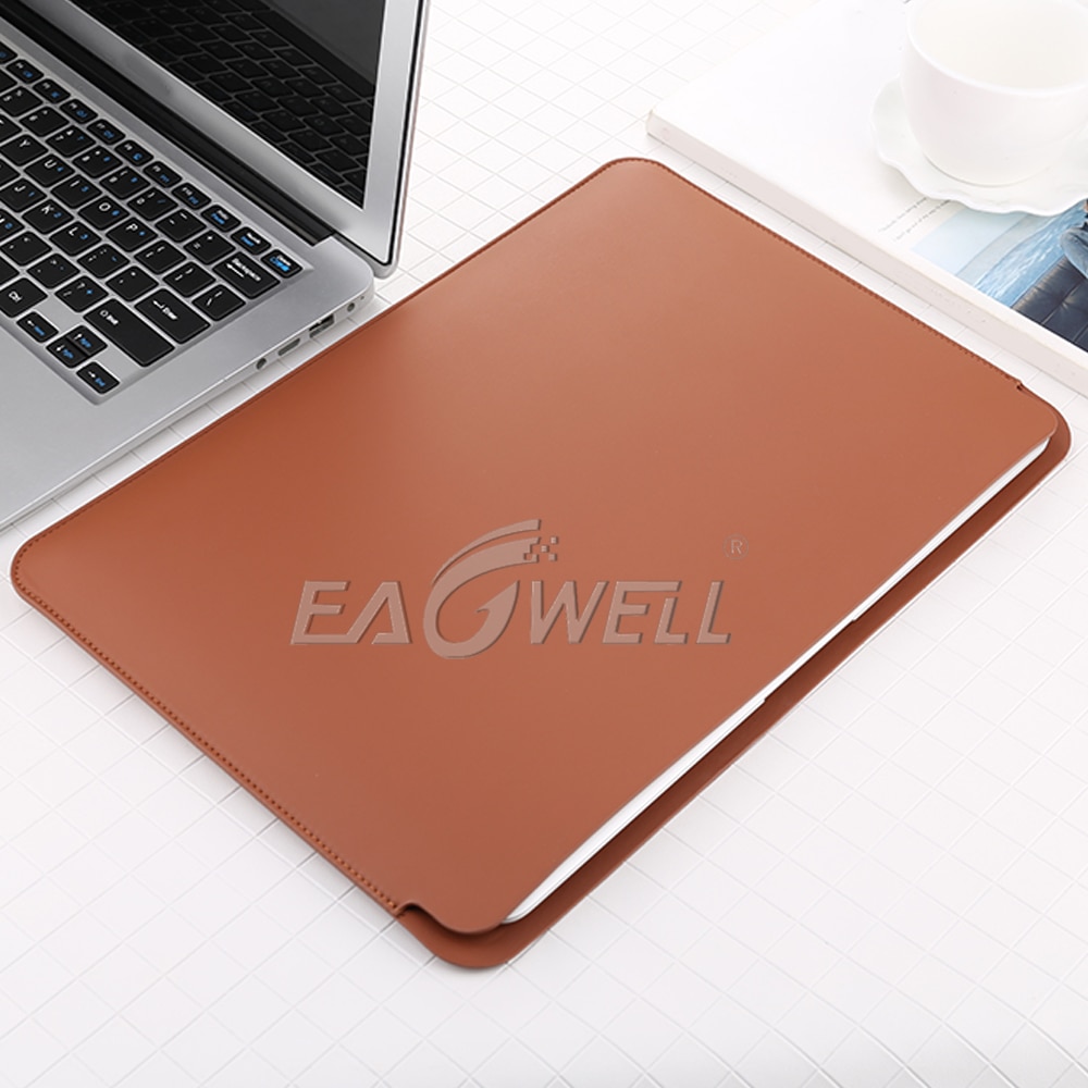 Sleeve Bag Laptop Case Voor Macbook Air 13 Inch Mannen Vrouwen Business Pu Leer Notebook Case Tas Voor Mackbook air 13