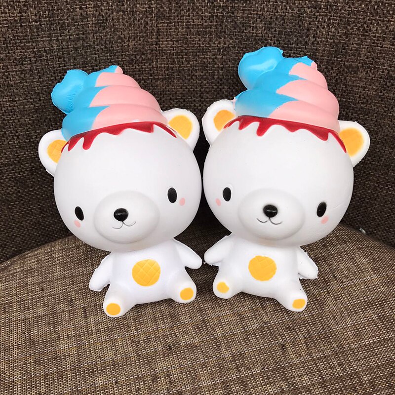 1Stck quetschen sterben eis bär Squishy Eis Bär Langsam steigend