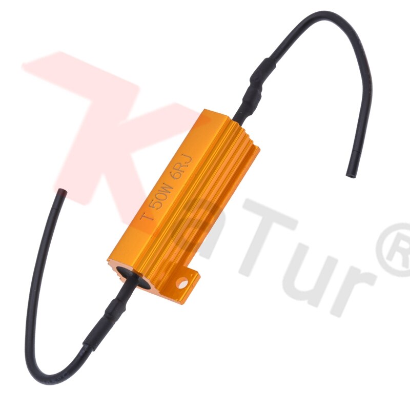 2pcs DIY Canbus Error Free Decoder Led Warning Canceller Anti-Flicker Canbus Resistor For Fog Lights Turn Signal Brake Lights