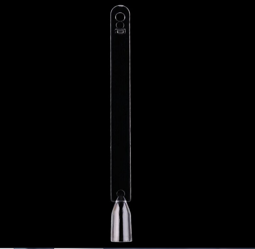 50 Pcs/Lot White Transparent False Nail Art Tips Sticks Polish Display Fan Practice Tool Board Nails Tools