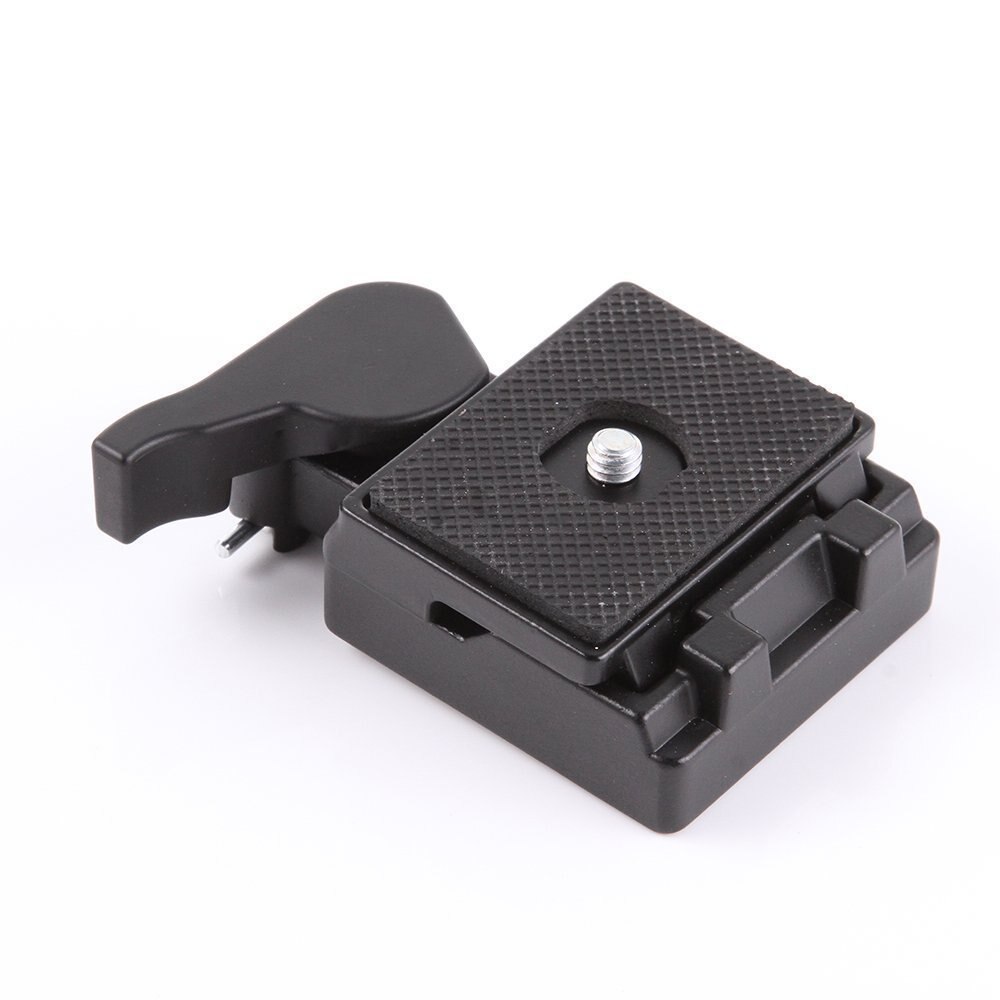 1 pièces fixation rapide universelle plaque SLR DSLR caméra lentille trépied pince plaque adaptateur trépied monopodes pour trépied monture vis