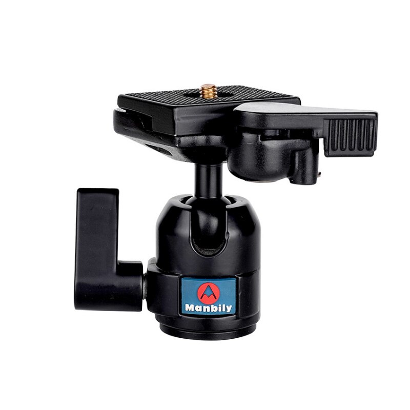 Manbily Professionele Statiefkoppen Universal Bal Hoofd Met Manfrotto 200PL-14 Snelle Montageplaat M10