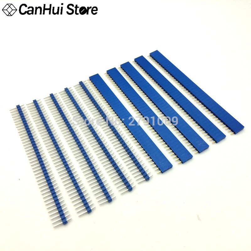 Aexit 10 stuks 2,54 mm pitch dubbele rij 64-pins vrouwelijke header IDC-aansluiting