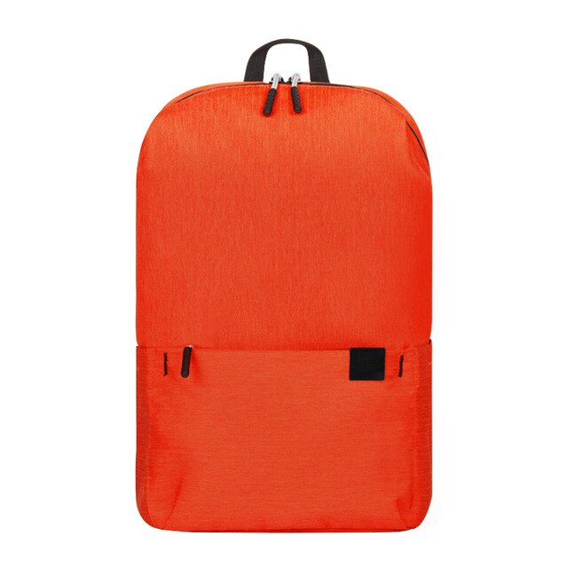 Mochila nueva de viaje para mujer, mochila hombro para chica bonita, bolsas multibolsillos impermeables para estudiantes, mochila para portátil: Orange