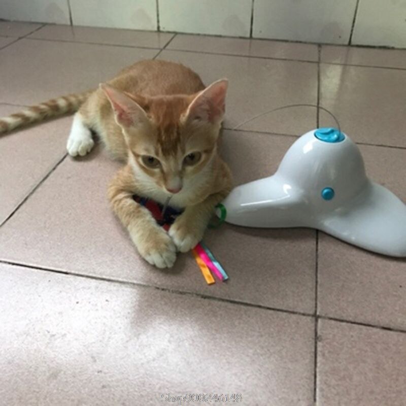 3Pcs Funny Cat Toy Butterfly Kitten Electric Flutter Rotating Butterfly Refills Cat Teaser Toy Replacement S18 20