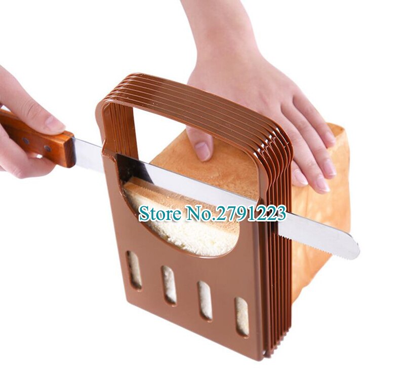 Foldable And Adjustable Kitchen Bread Slicers Loaf Cutter Household Toast Slicer DIY Baking Tools