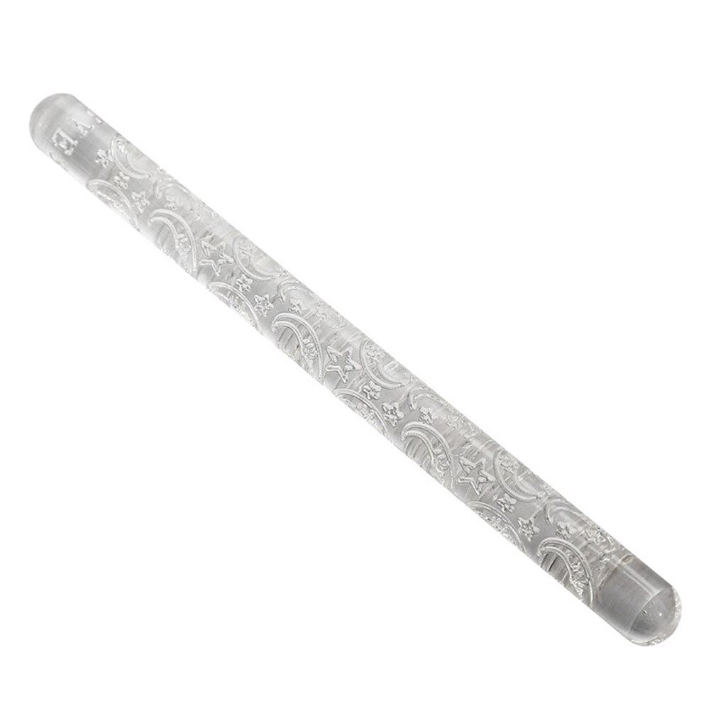 Textured Embossing Rolling Pin Fondant Cake Roller Bakeware Tools Decorating Pastry Tools Cup Top Non-stick Rolling Pin